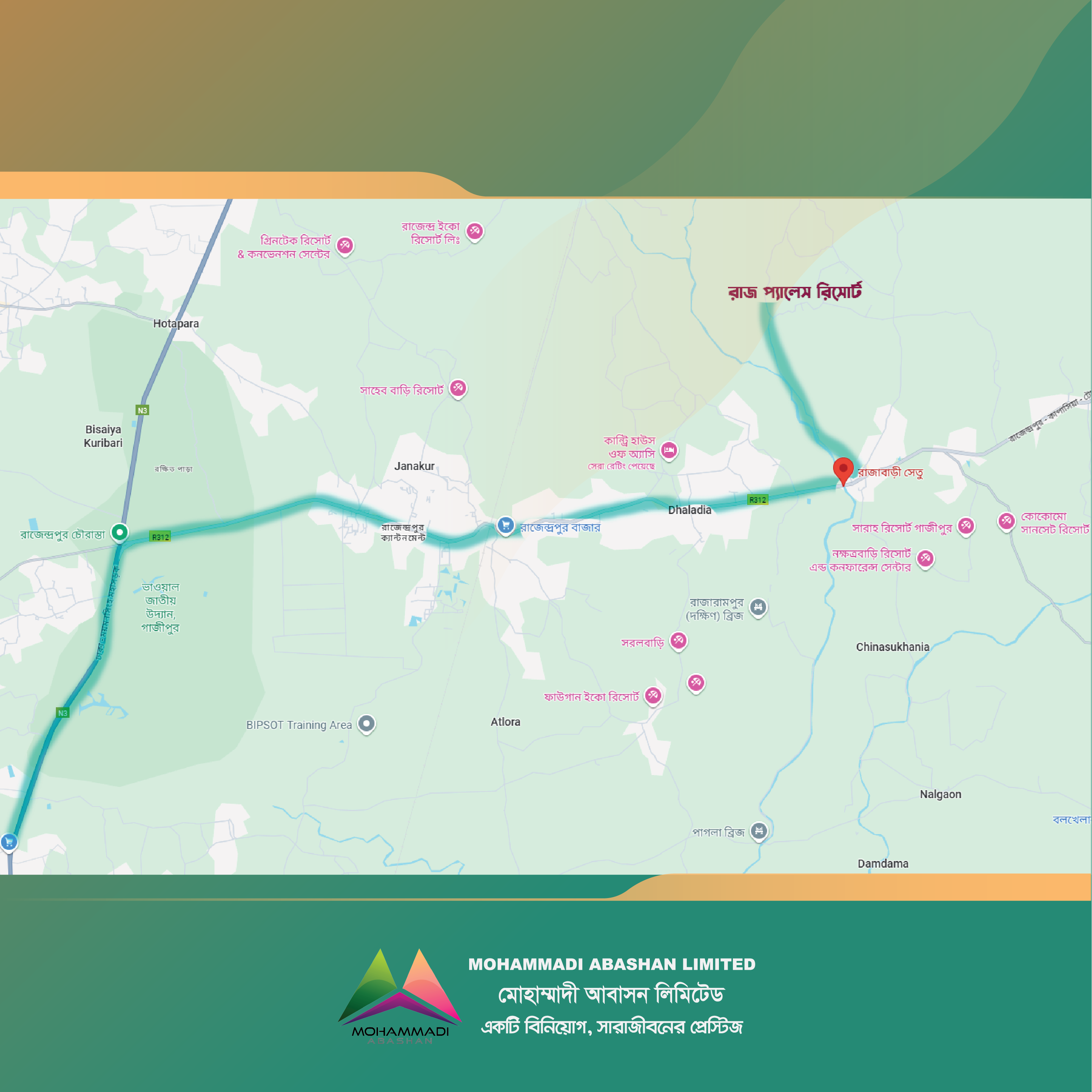 Raj Palace Geo Map Address and Prime Location Guide